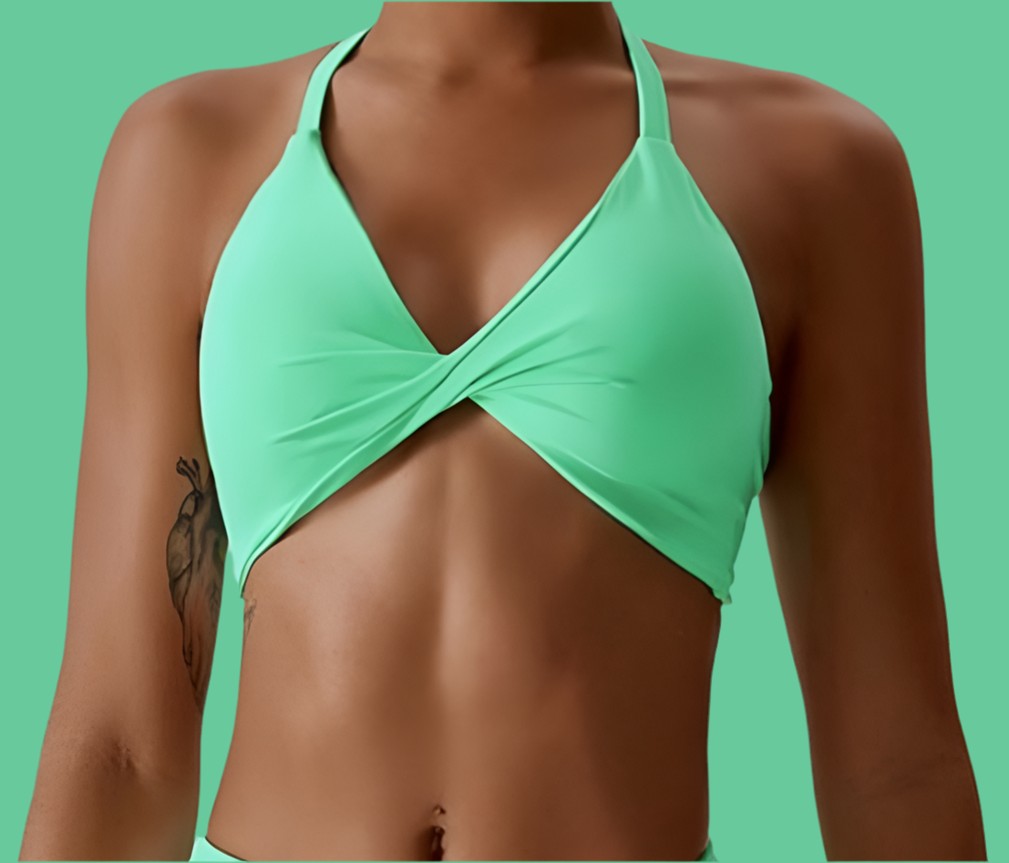 Dancer Sports Bra - Lime Coconut