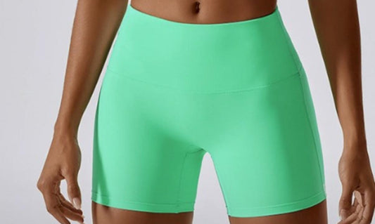 Dancer Biker Shorts - Lime Coconut