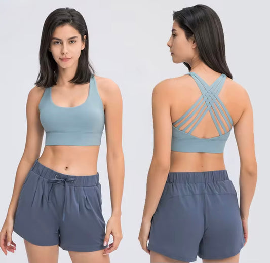 Dance Sports Bra Light blue
