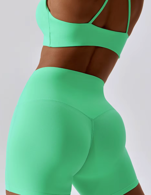 Dancer Biker Shorts - Lime Coconut